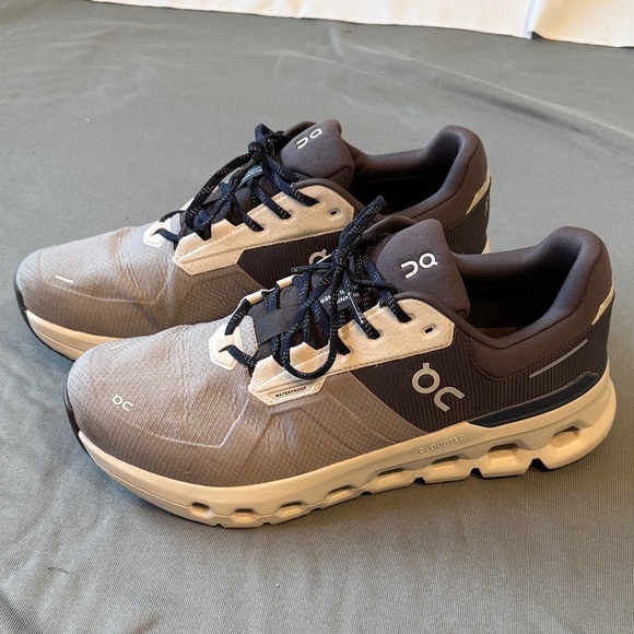 Men On Running Cloudrunner 2.0 Waterproof Gray Athletic Shoes Men’s 11.5